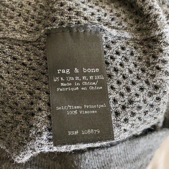 Rag & Bone Lightweight Long Sleeve Waffle Shirt - Picture 6 of 6